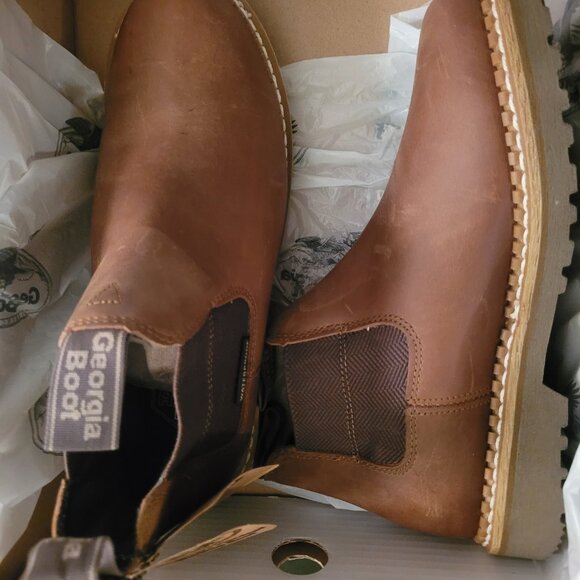 NIB Georgia Genuine Leather Waterproof Boot, sz 8.5 - Picture 10 of 12